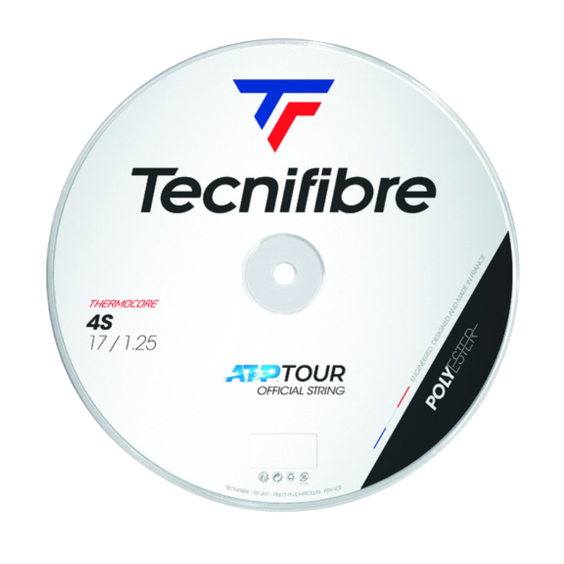 TECNIFIBRE STRING BLACK CODE 4S SQUARE 1.25MM 17G BLACK REEL
