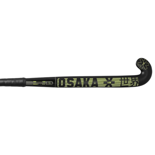 OSAKA HOCKEY STICK VISION 55 PRO BOW BLACK/YELLOW 37.5