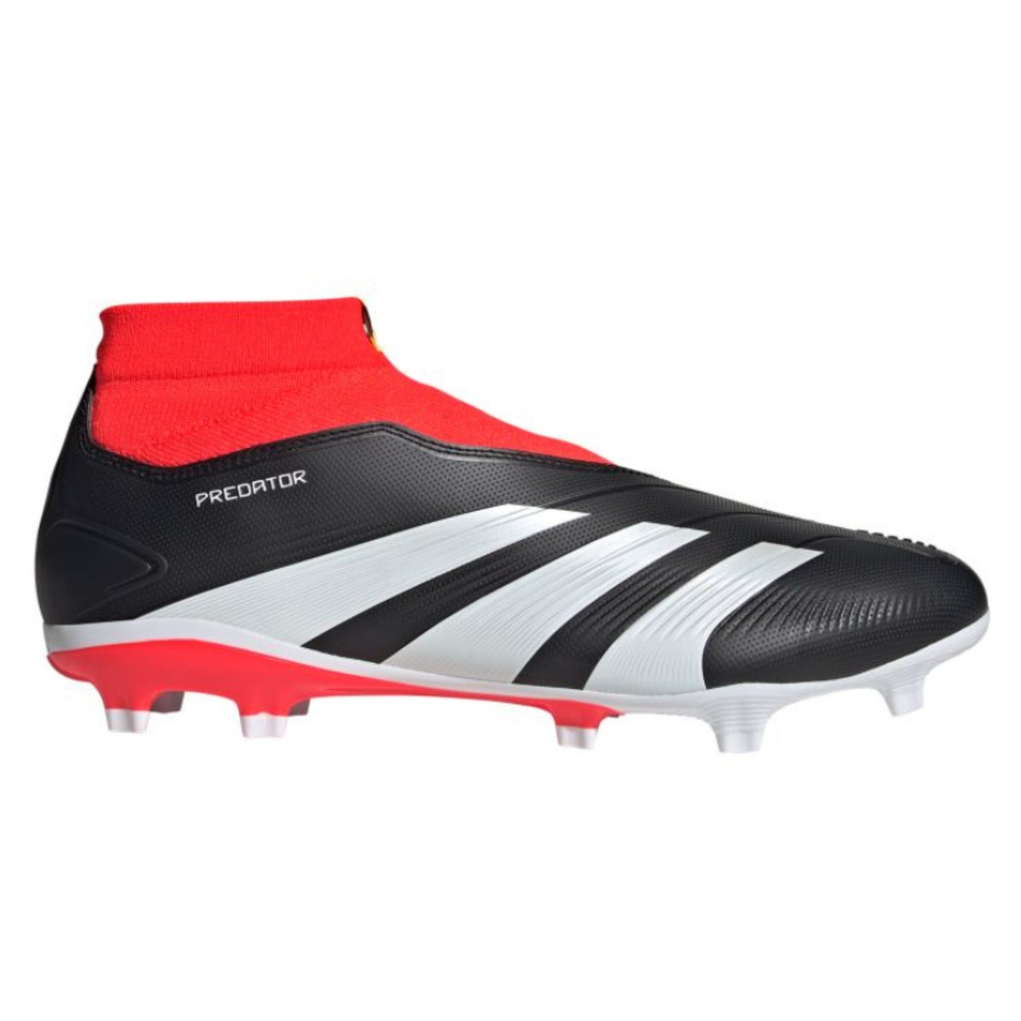 ADIDAS BOOT PREDATOR LEAGUE LACELESS FG CORE BLACK/SOLAR RED (SS24)