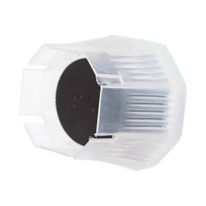 Head clear butt cap on a white background