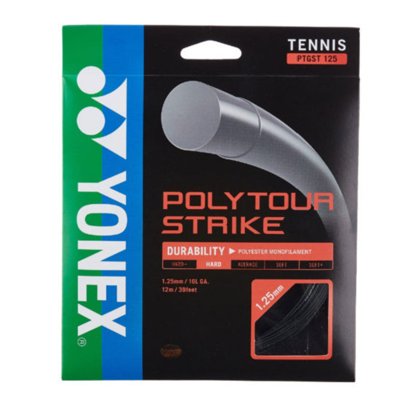 String Strike YONEX STRING POLYTOUR STRIKE 1.25MM 16G SET – Sports24seven