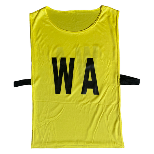 CHS BIB VEST NB C10 2SIDE SNR NEON YELLOW (7)