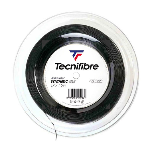 TECNIFIBRE STRING SYNTHETIC GUT 1.25MM 17G BLK REEL