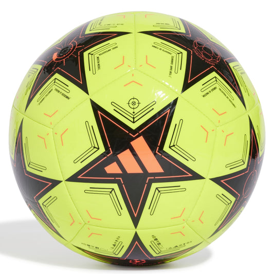 ADIDAS BALL SOCCER UCL CLUB LEAGUE SOLAR YELLOW/BLACK (AW24)