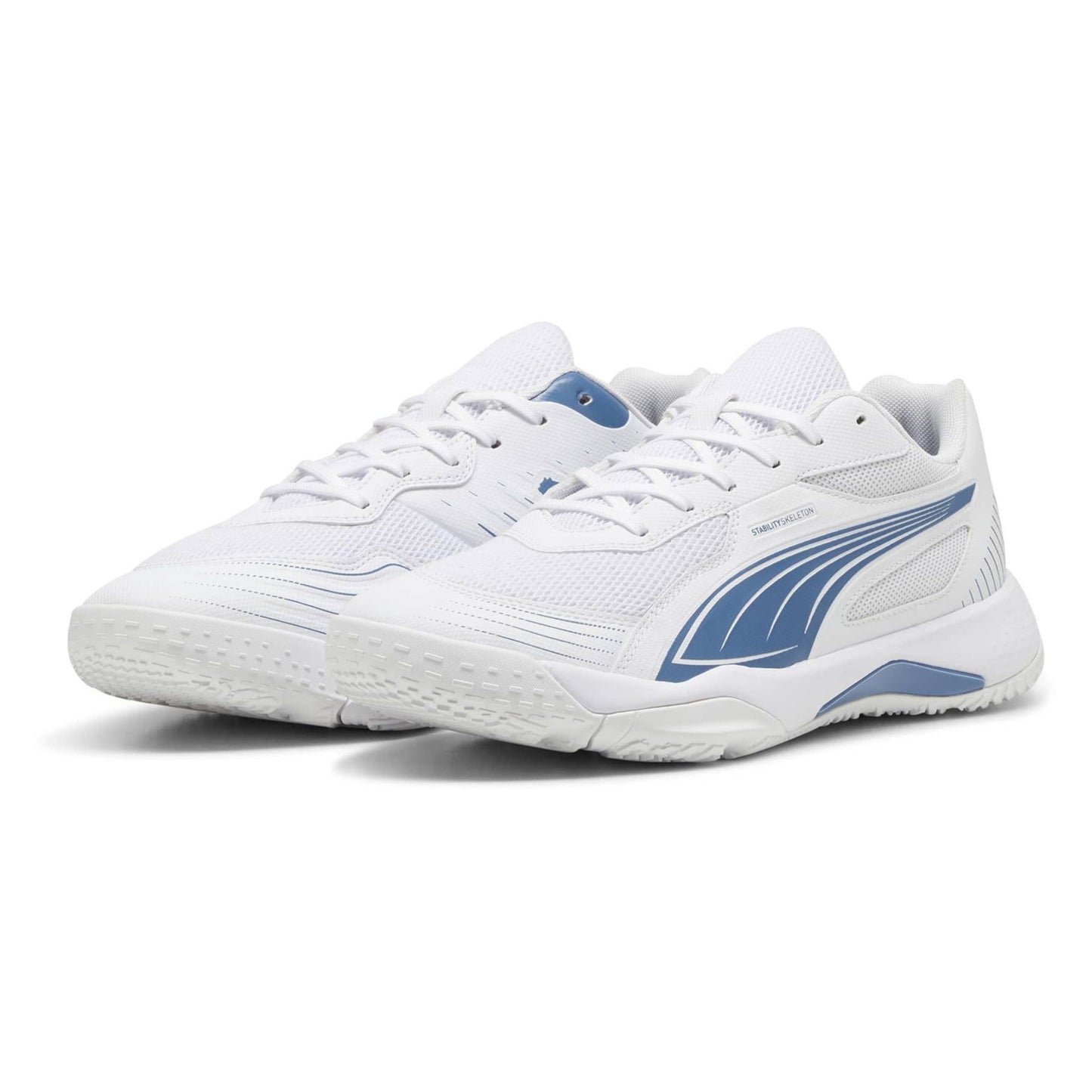 PUMA SHOE INDOOR SOLARFLASH III MN WHITE/HORIZON (AW24)