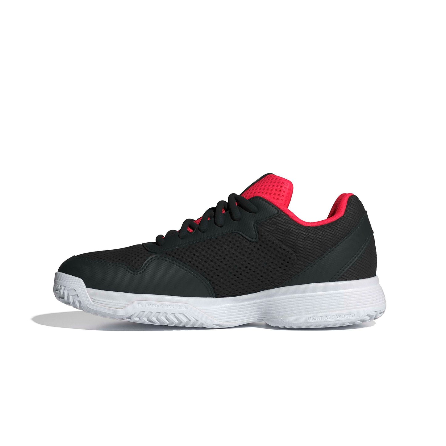 ADIDAS SHOE COURTFLASH KID BLACK/RED (SS26)