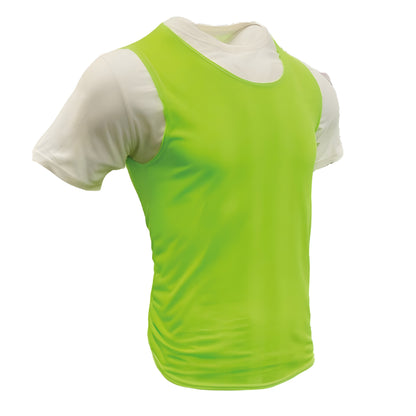 CHS VEST MESH JNR FLU GRN (10)