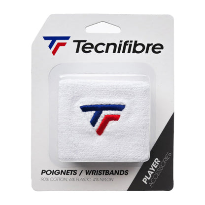 TECNIFIBRE WRISTBAND WHT (2)
