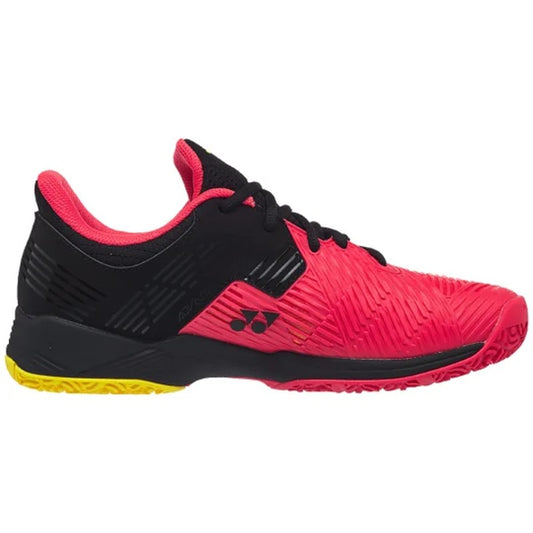YONEX SHOE SONICAGE 2 CLAY MN RED/BLK (TBD)