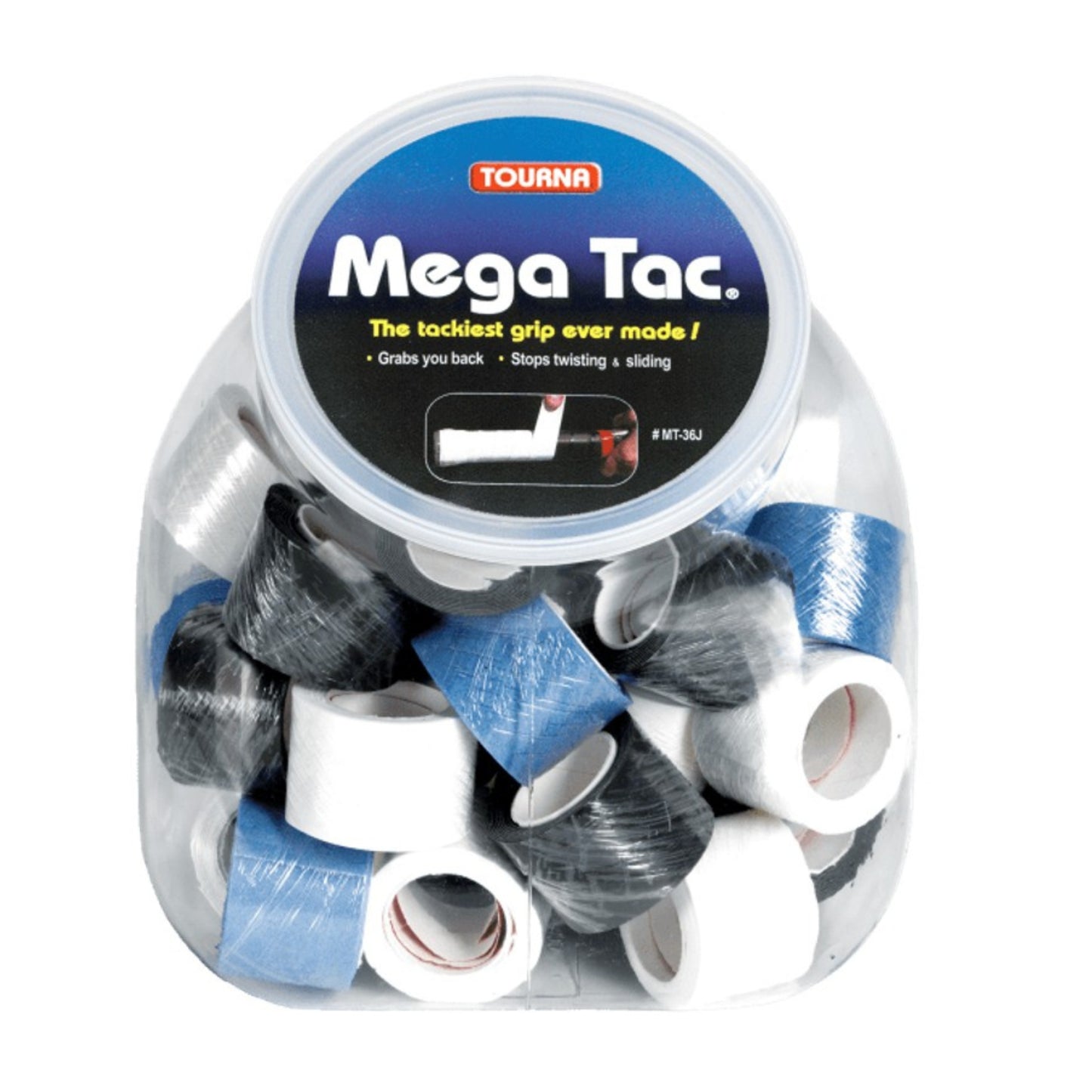 TOURNA GRIP MEGA TAC XL ASSORTED (1)