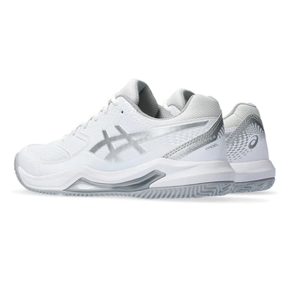ASICS SHOE G-DEDICATE 8 PADEL WN WHITE/PURE SILVER (SS25)