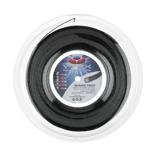 YTEX STRING QUADRO TWIST BLK 16L 1.26MM REEL