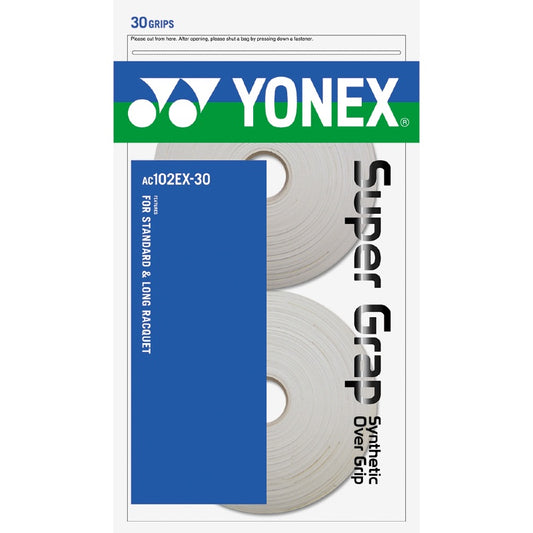 YONEX GRIP OVERGRIP SUPER GRAP WHT (30)