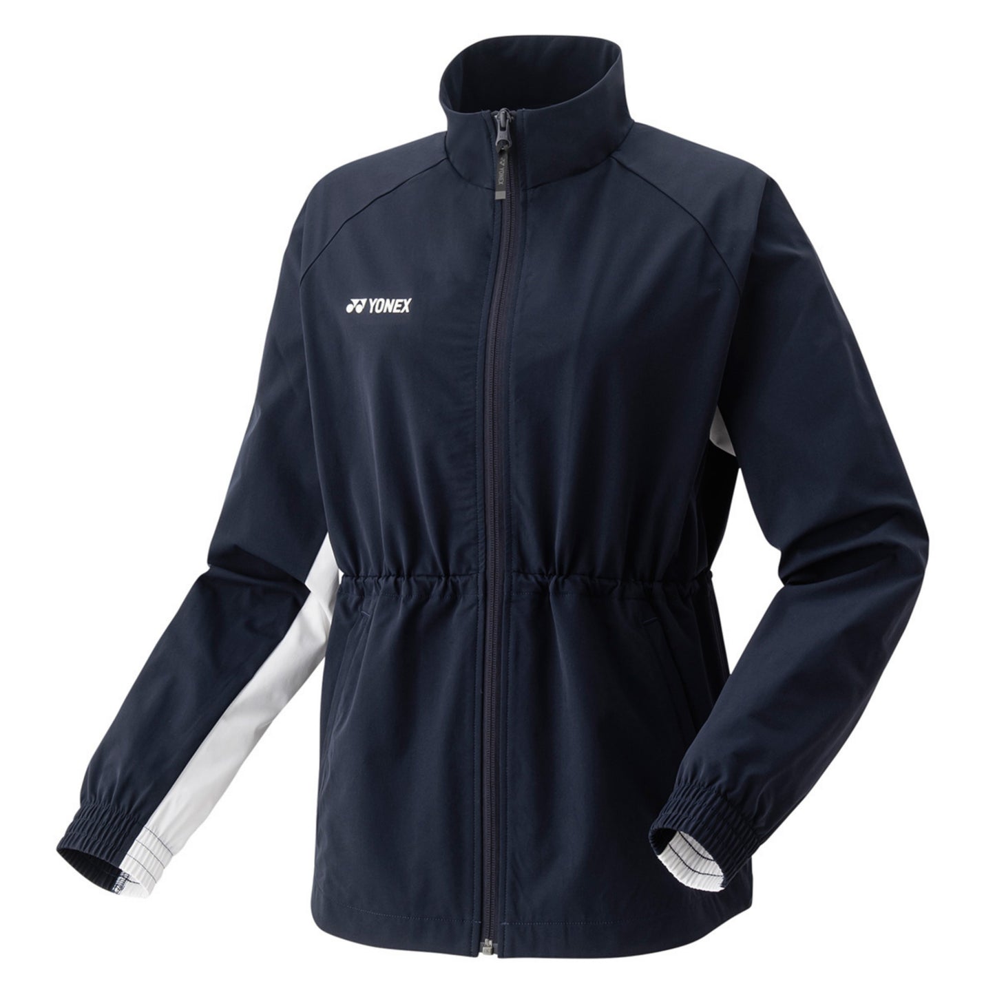 Navy blue jacket with Yonex logo on a white background
