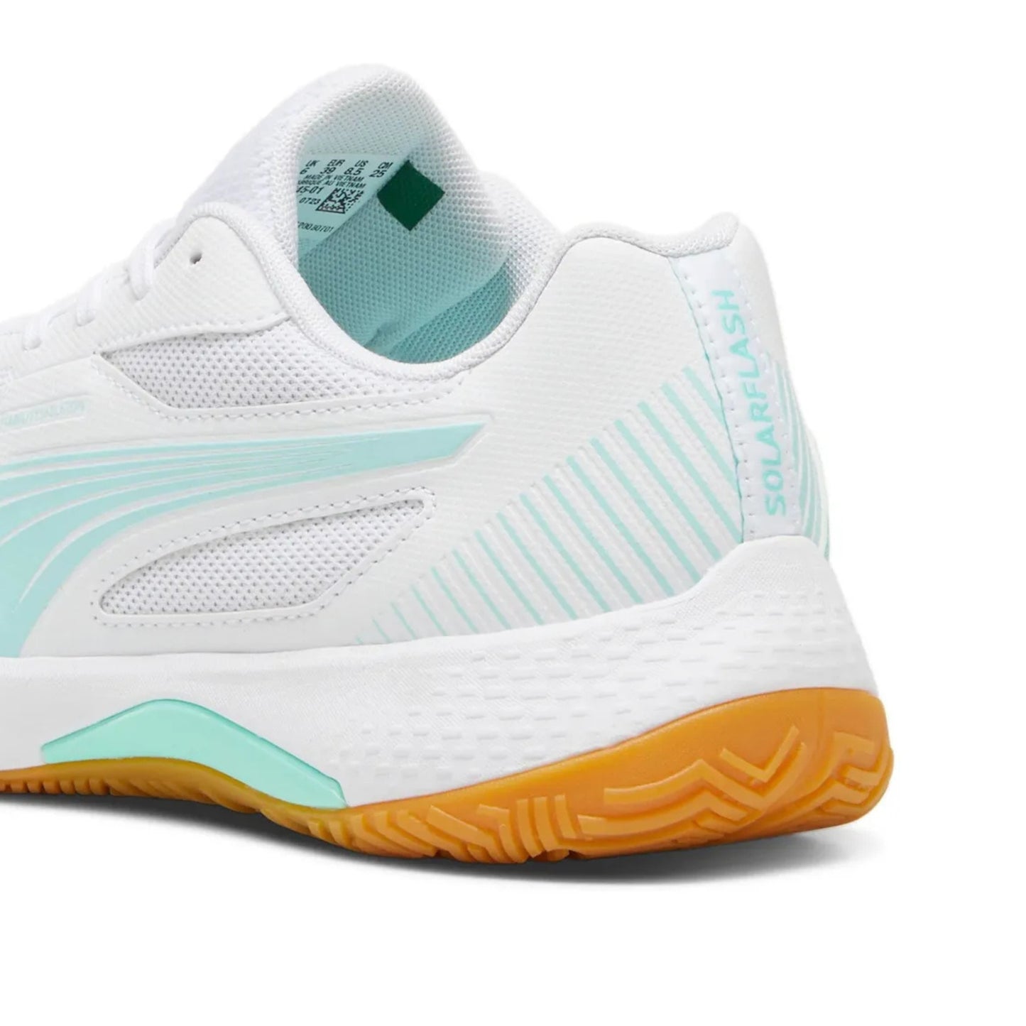 PUMA SHOE INDOOR SOLARFLASH III WN WHITE/PEPPERMINT (AW24)