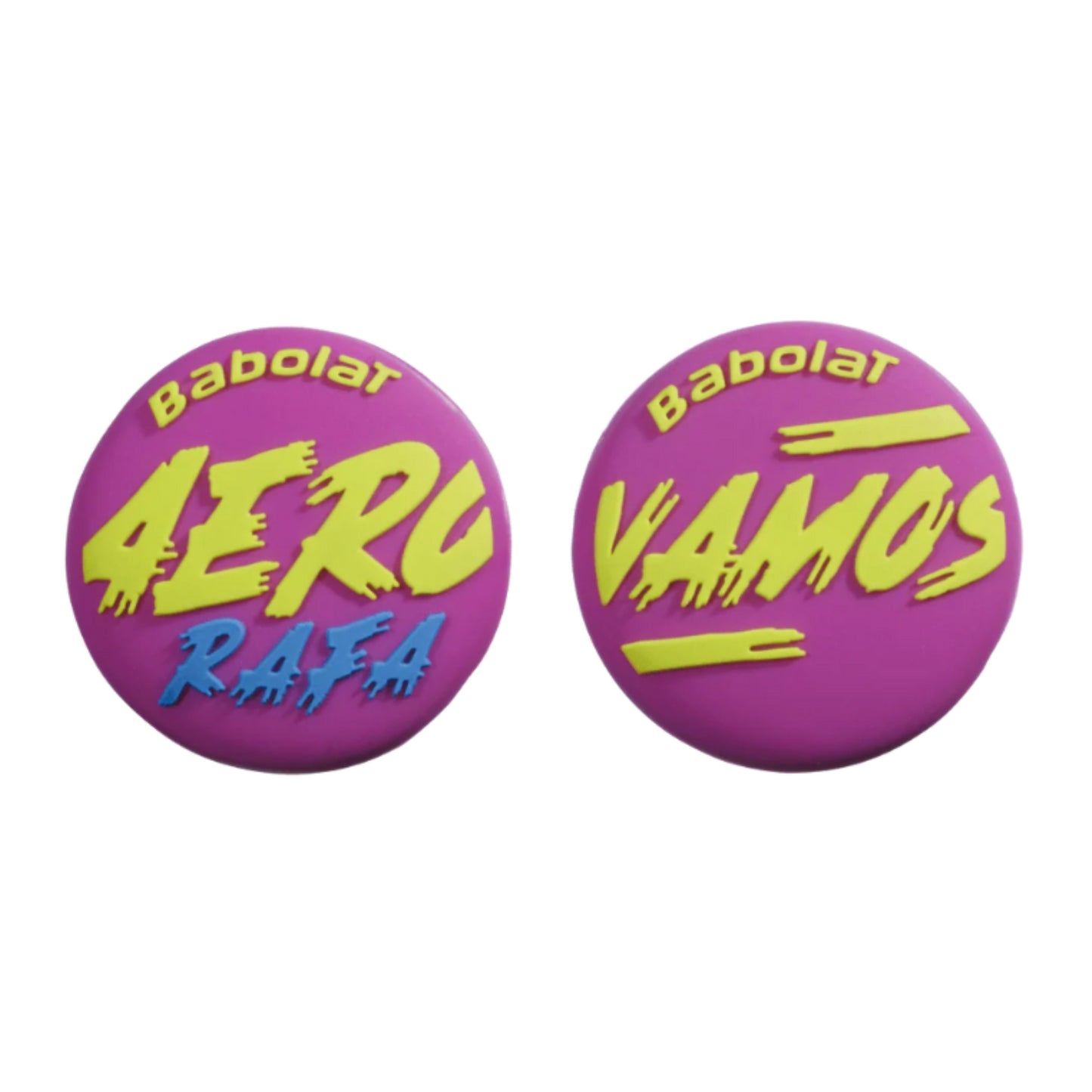BABOLAT DAMPENER RAFA VAMOS PINK/YELLOW (2)