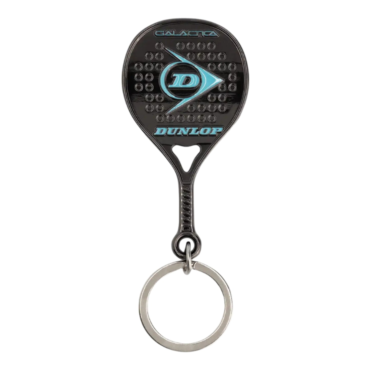 Dunlop padel keychain on a white background