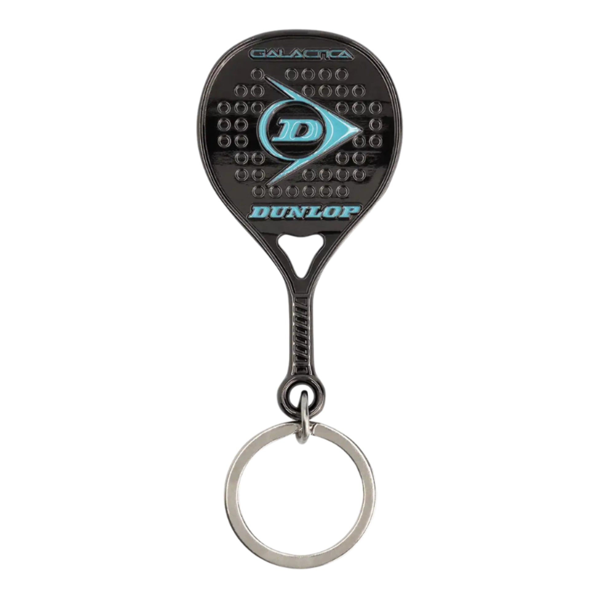 Dunlop padel keychain on a white background