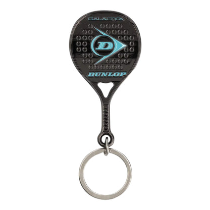 Dunlop padel keychain on a white background