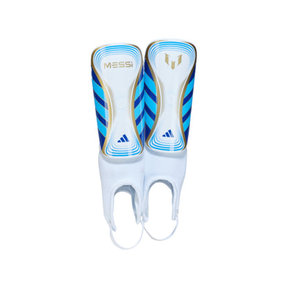ADIDAS SHINGUARD SOCCER MESSI MATCH JNR WHITE/BLUE (SS24)