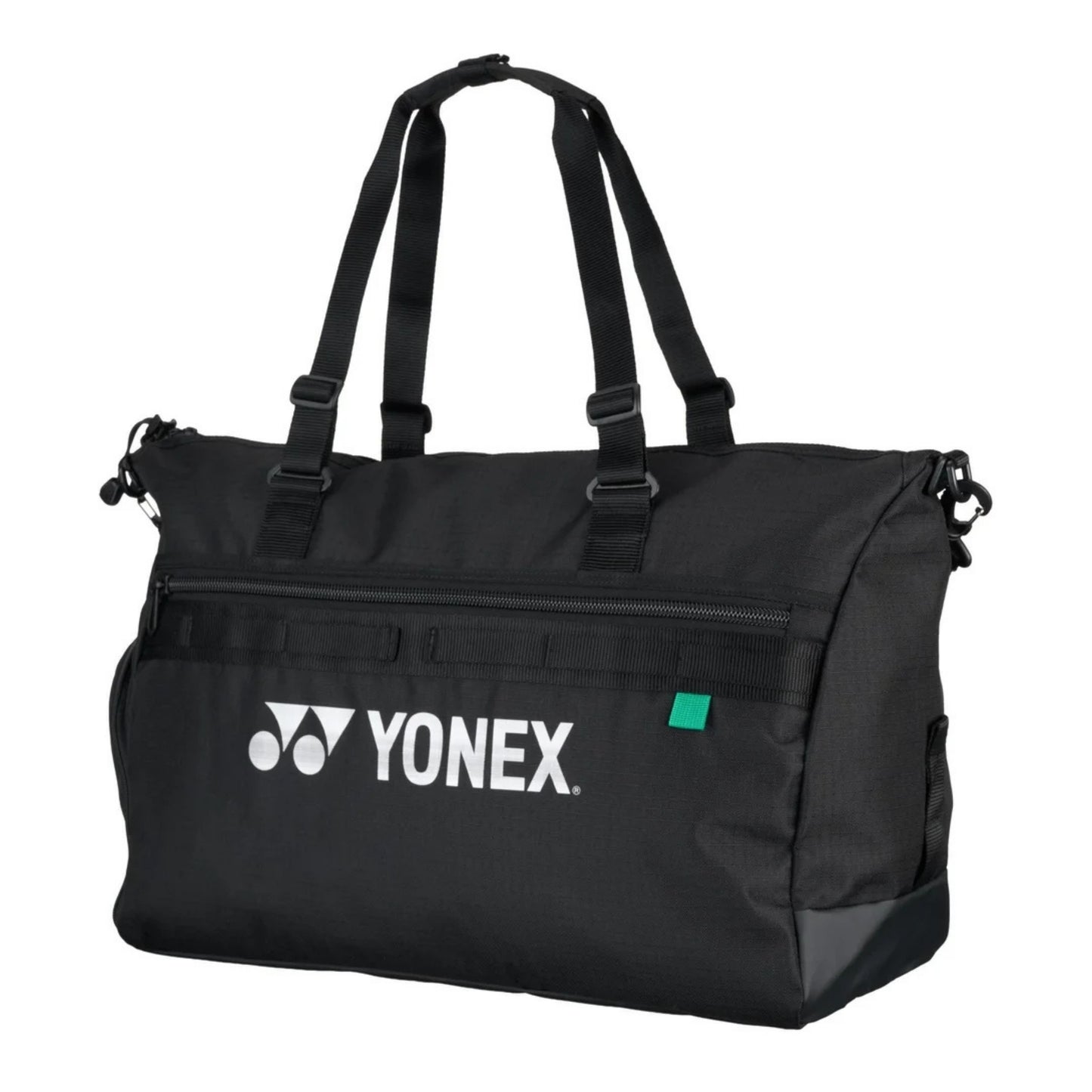 Black Yonex bag on a white background