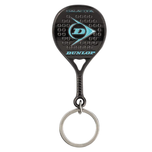 DUNLOP KEYRING PADEL GALACTICA PRO PETROL GREEN/SILVER