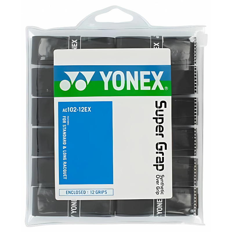 YONEX GRIP OVERGRIP SUPER GRAP BLK (12)