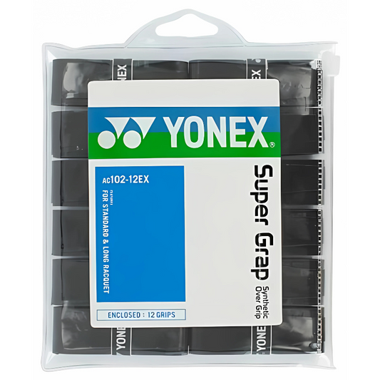 YONEX GRIP OVERGRIP SUPER GRAP BLK (12)
