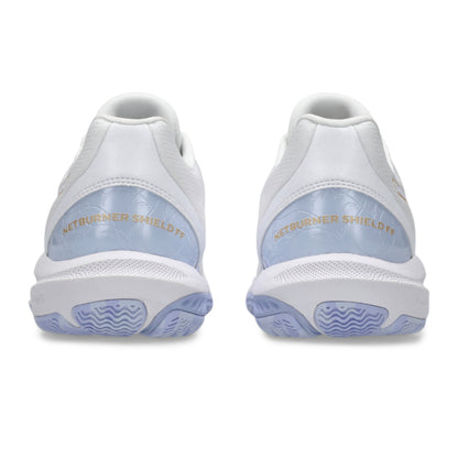 ASICS SHOE NETBURNER SHIELD FF WN WHITE/BLUE FADE (AW25)