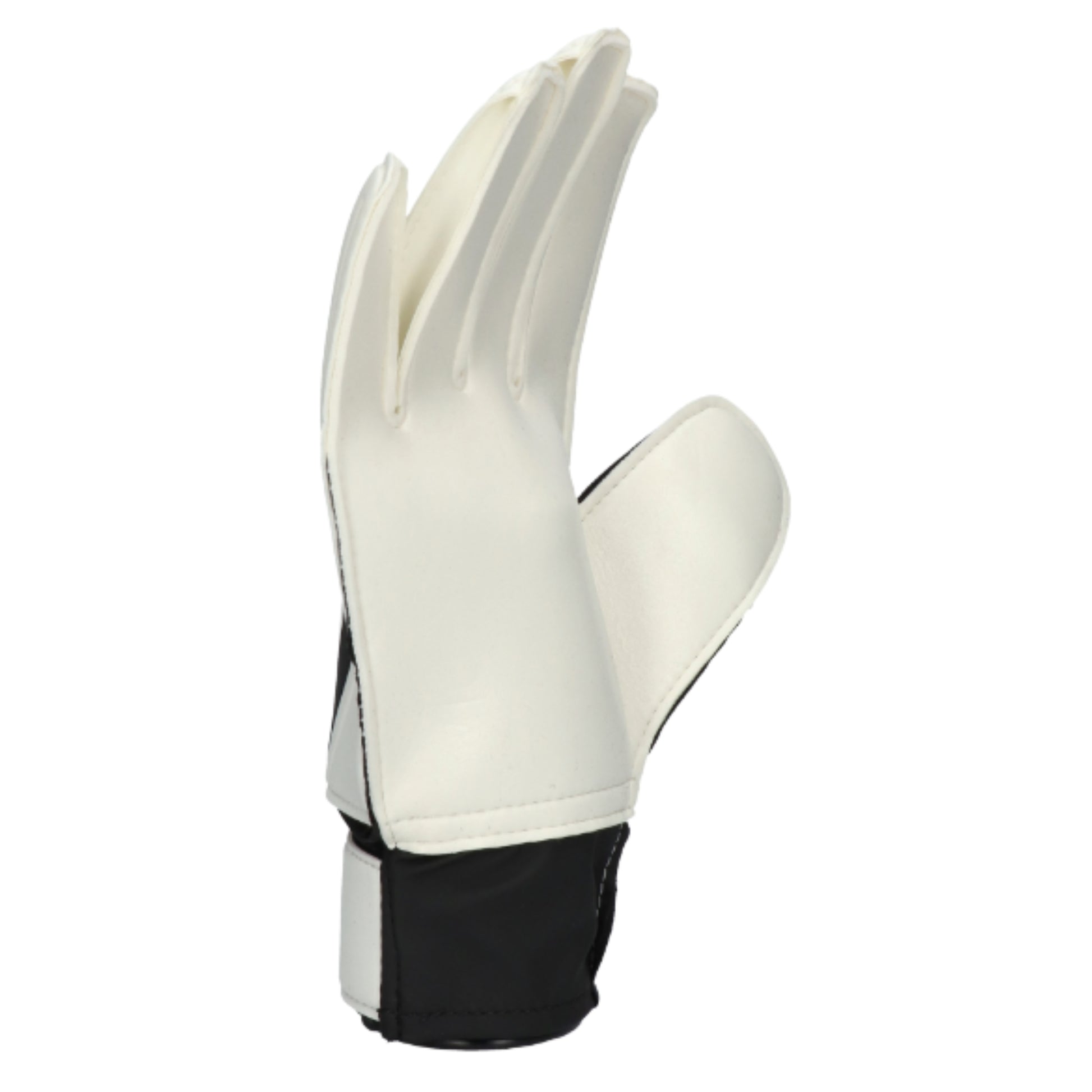 White glove with black glove on a white background