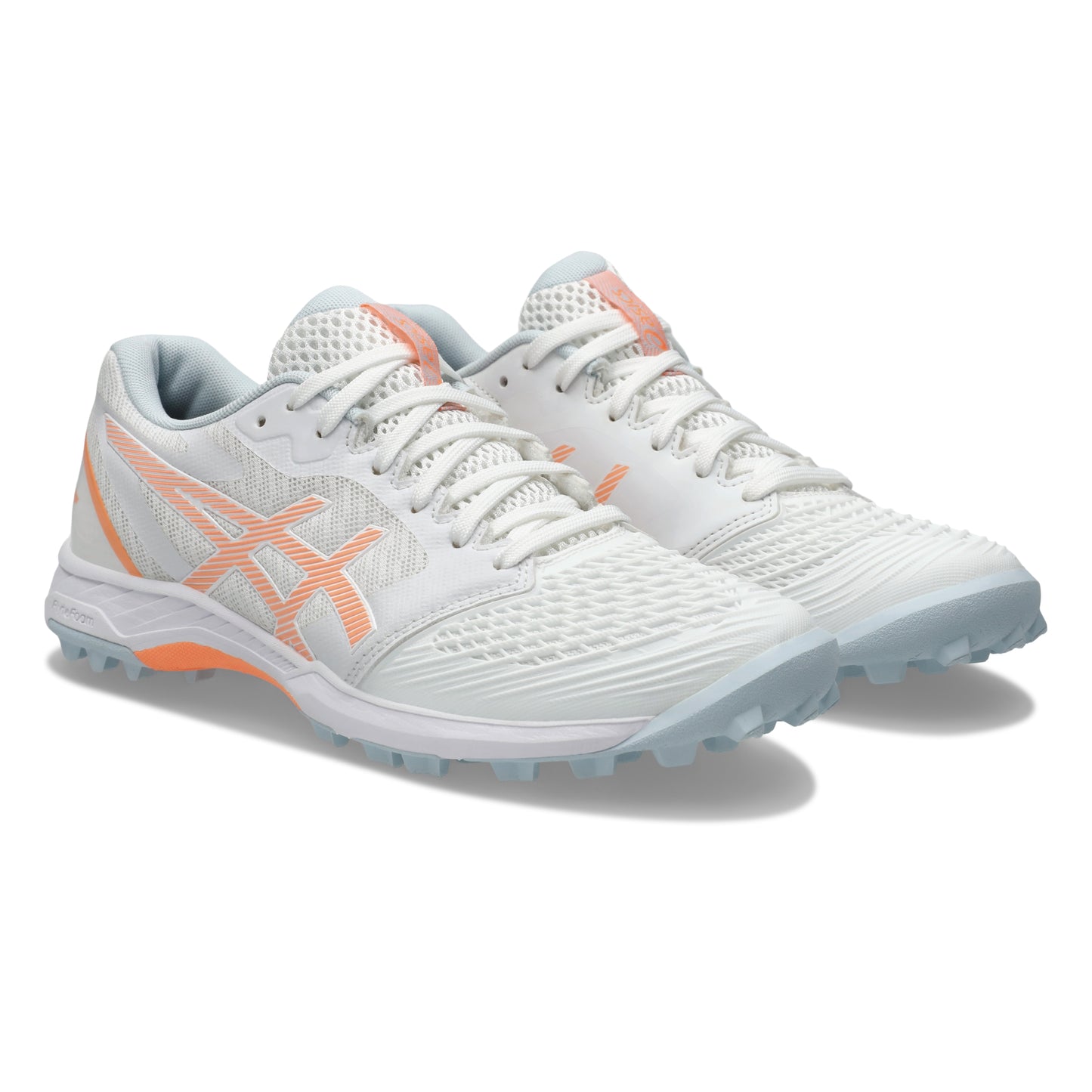 ASICS SHOE HOCKEY FIELD ULTIMATE FF 2 WN WHITE/BRIGHT SUNSTONE (SS25)