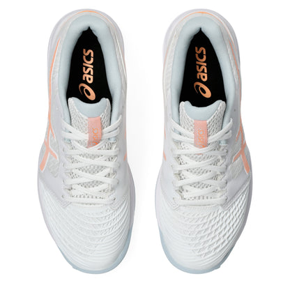 ASICS SHOE HOCKEY FIELD ULTIMATE FF 2 WN WHITE/BRIGHT SUNSTONE (SS25)