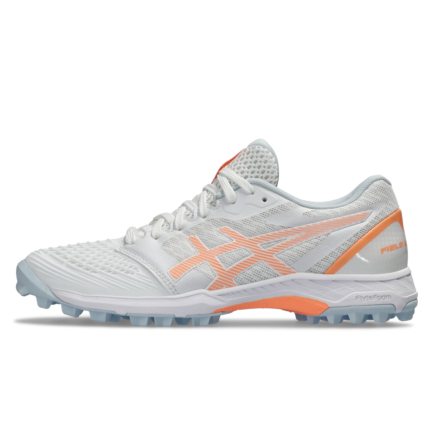 ASICS SHOE HOCKEY FIELD ULTIMATE FF 2 WN WHITE/BRIGHT SUNSTONE (SS25)