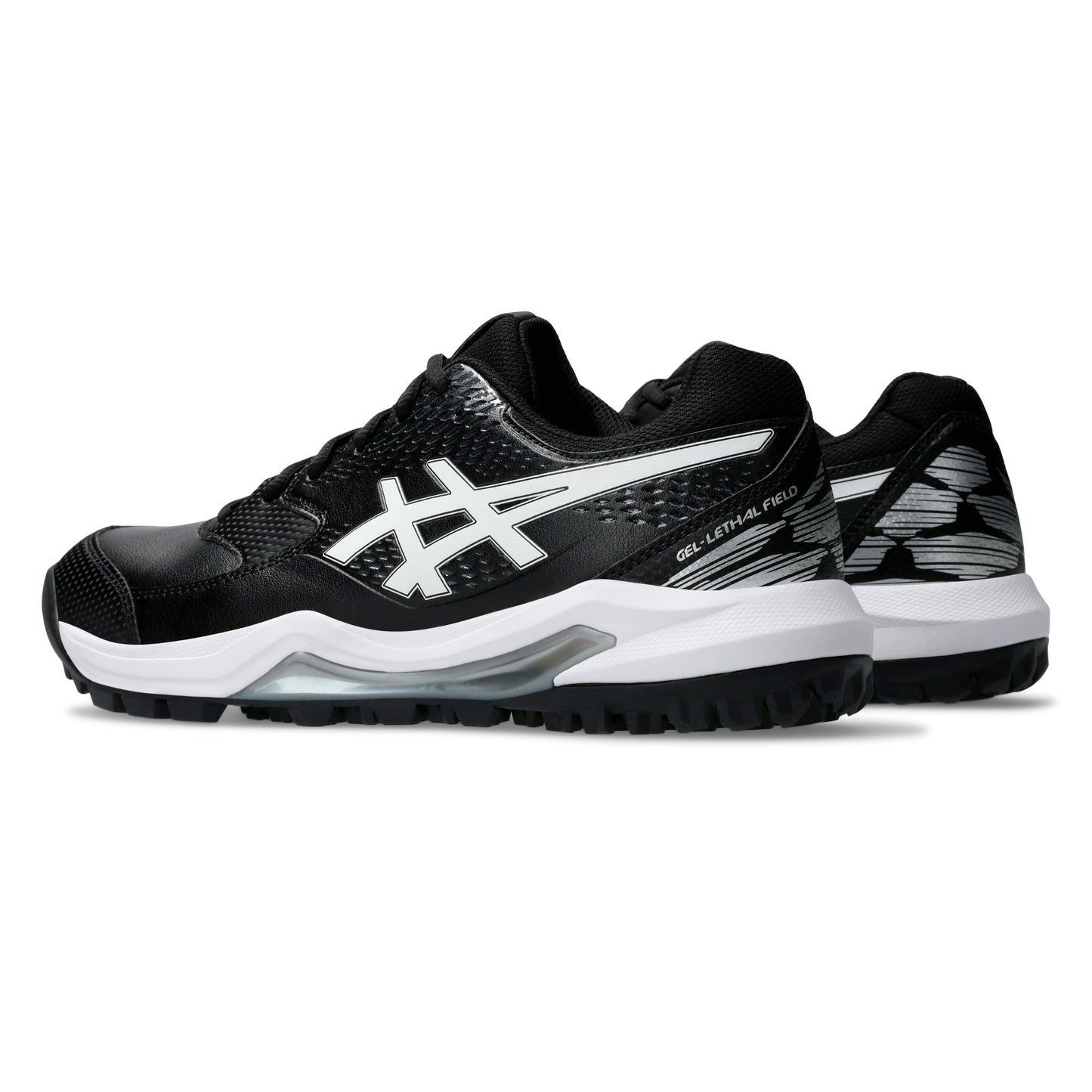 ASICS SHOE HOCKEY G-LETHAL FIELD 2 UNISEX BLACK/WHITE (SS25)