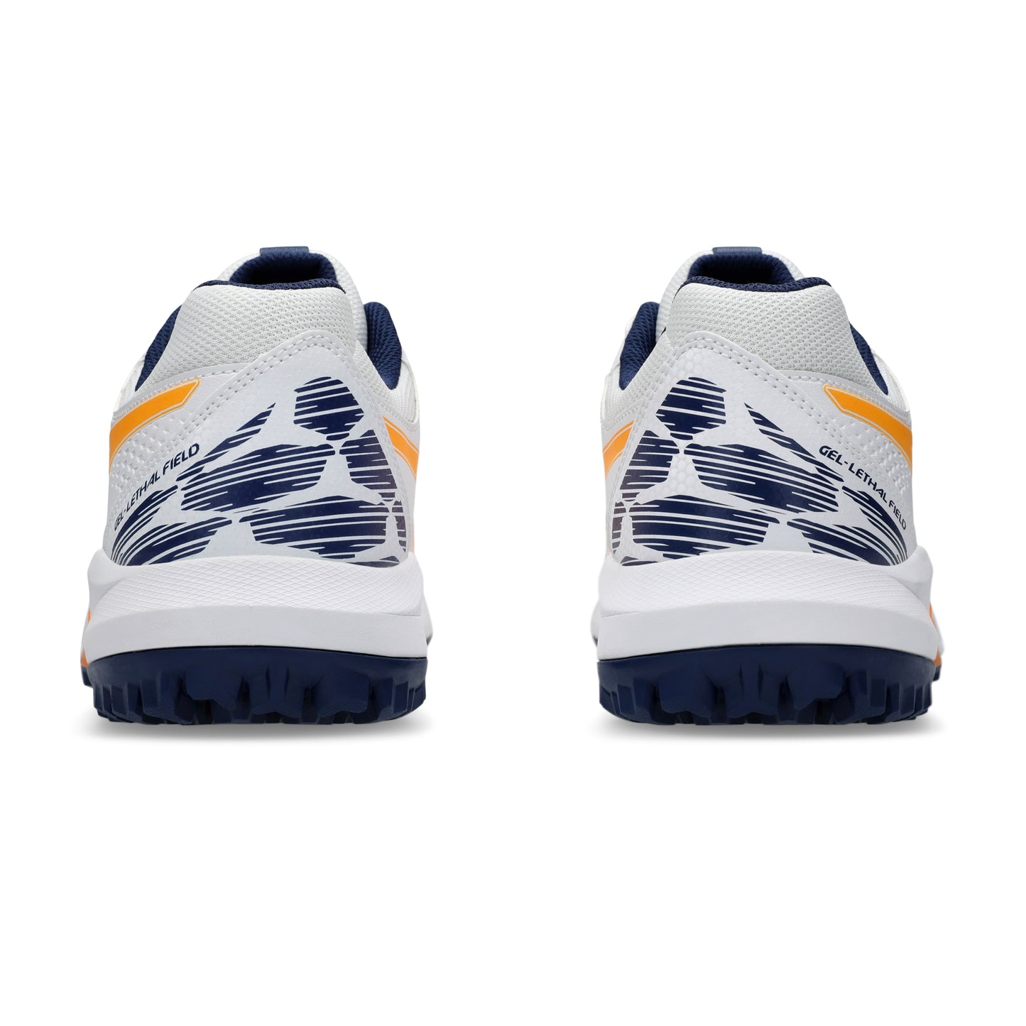 ASICS SHOE HOCKEY G-LETHAL FIELD 2 MN WHITE/STADIUM ORANGE (AW24)