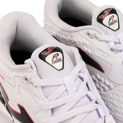 JOMA SHOE PADEL SMASH A1 MN WHITE/BLACK/RED (AW24)