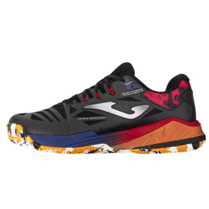 JOMA SHOE PADEL SPIN MN BLACK/RED/ORANGE (AW24)