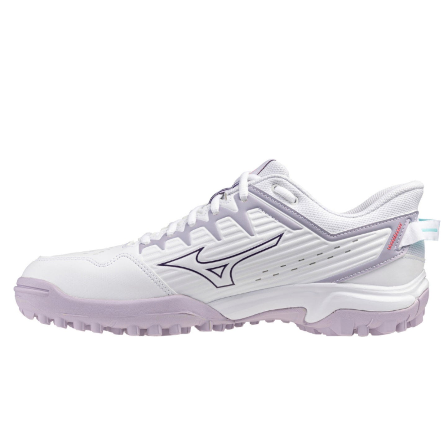 MIZUNO SHOE WAVE LYNX UNISEX WHITE/VIOLET INDIGO (SS25)