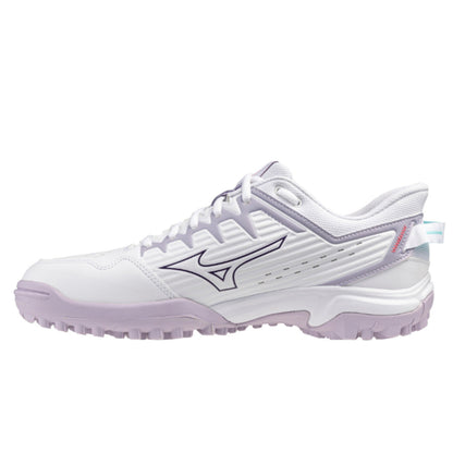 MIZUNO SHOE WAVE LYNX UNISEX WHITE/VIOLET INDIGO (SS25)