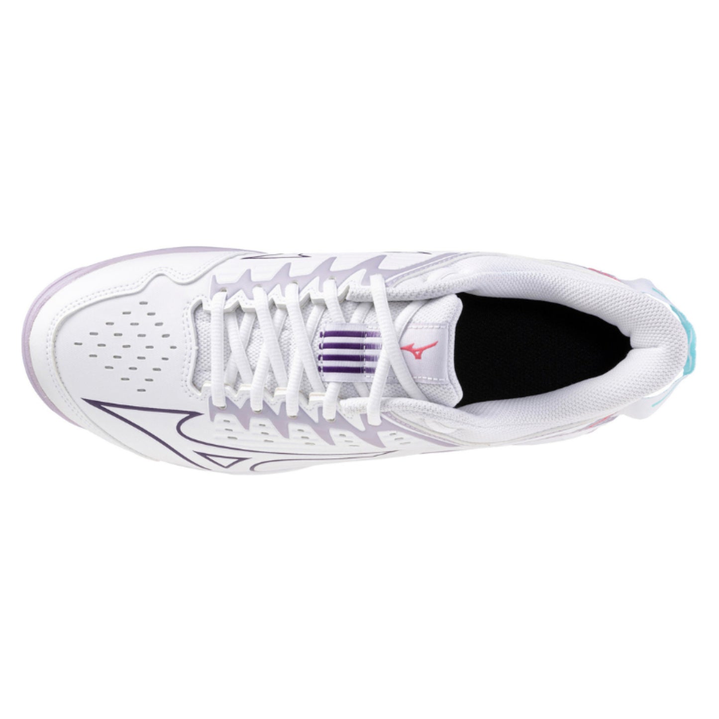 MIZUNO SHOE WAVE LYNX UNISEX WHITE/VIOLET INDIGO (SS25)