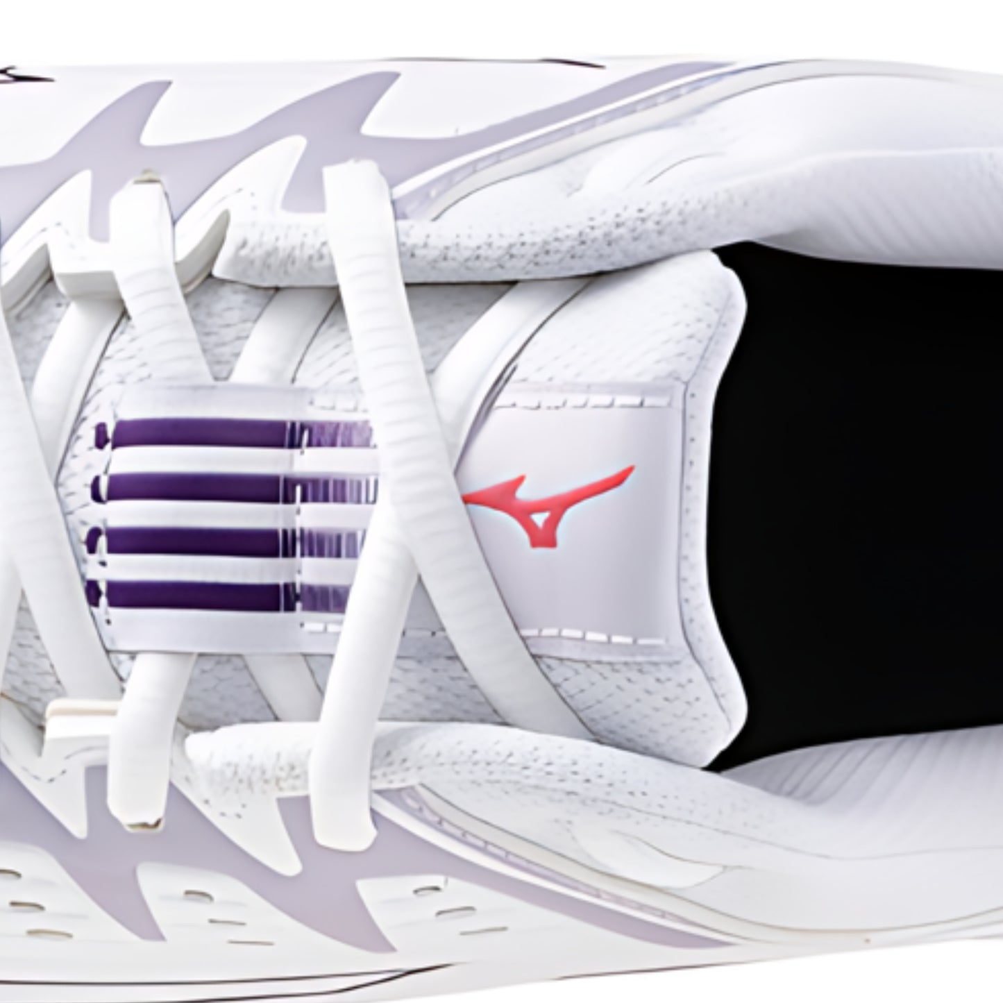 MIZUNO SHOE WAVE LYNX UNISEX WHITE/VIOLET INDIGO (SS25)