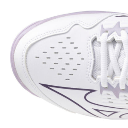 MIZUNO SHOE WAVE LYNX UNISEX WHITE/VIOLET INDIGO (SS25)