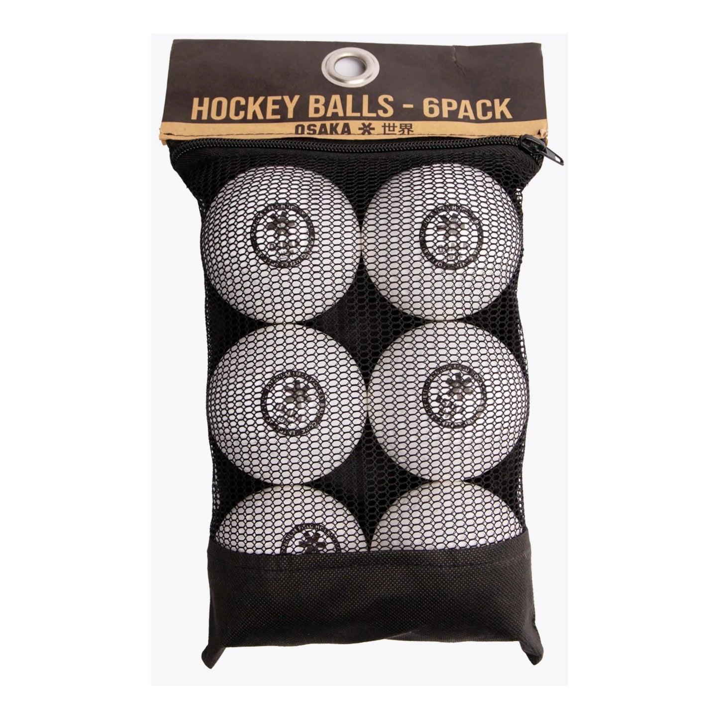 OSAKA BALL HOCKEY PREMIUM DIMPLE (6) WHITE