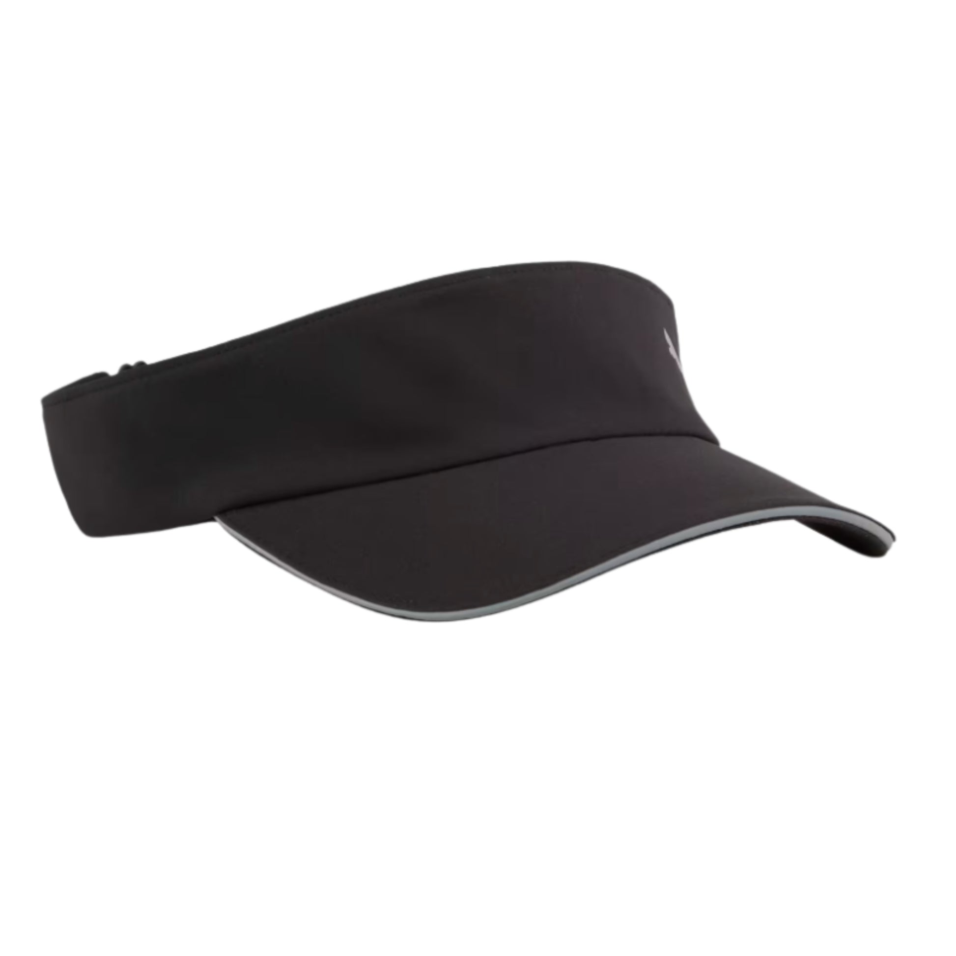 Black visor on a white background
