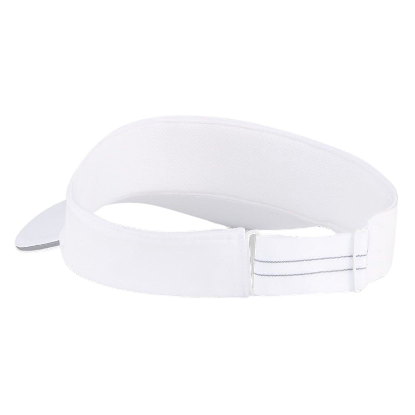Puma White visor cap on a white background