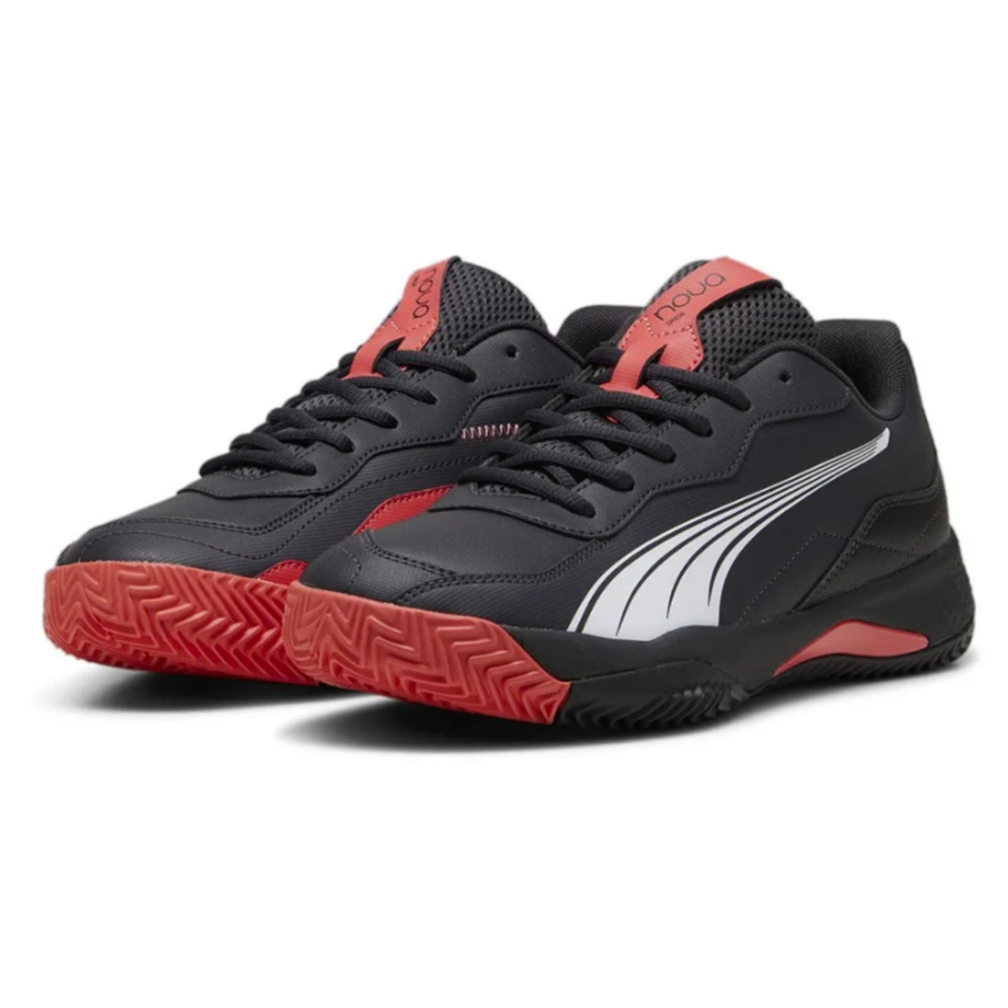 PUMA SHOE NOVA SMASH MN BLACK/RED (AW24)