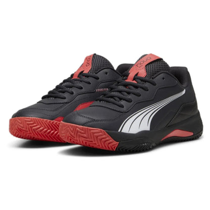PUMA SHOE NOVA SMASH MN BLACK/RED (AW24)