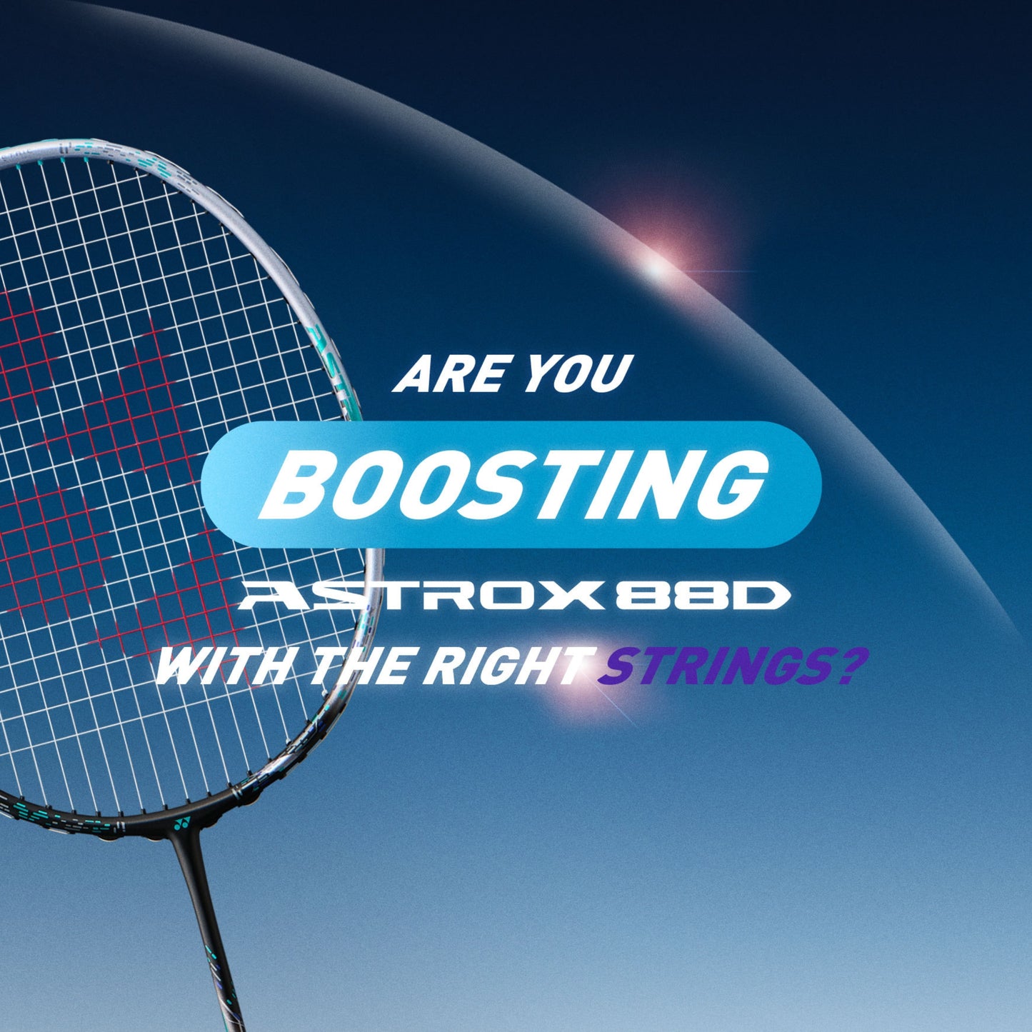 YONEX RACKET BMT ASTROX 88D PRO BLACK/SILVER