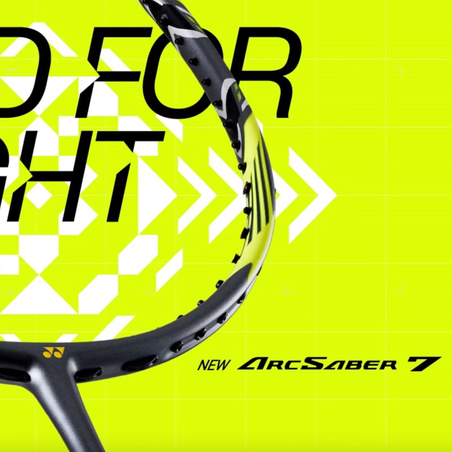 YONEX RACKET BMT ARCSABER 7 PRO GRAY/YEL