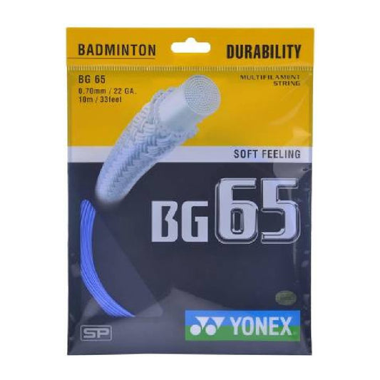 YONEX STRING BMT BG65 22G 0.70MM LAV SET